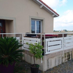 Garde corps de terrasse
